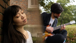 Mai Linh Dang (Gesang) und Lucas Etcheverria (Gitarre)