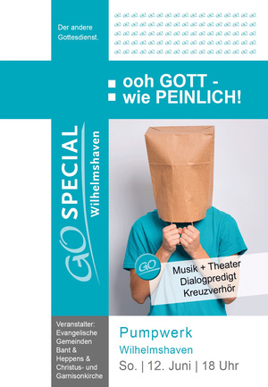 Plakat zum GoSpecial ooh Gott wie peinlich