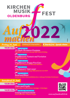 Plakat zur Veranstaltung Aufmachen 2022