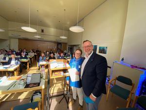 Blick in das Plenum im Gemeindehaus Jever