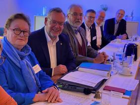 Das Präsidium der Kreissynode