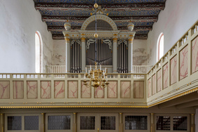 Orgel der Kirche in Minsen