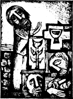 Jesus am Oelberg
