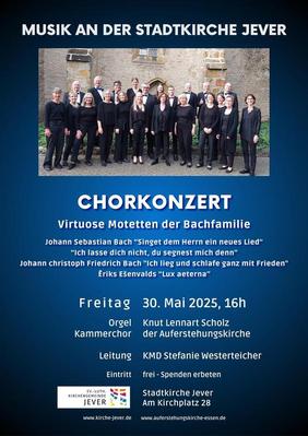 Chorkonzert am 30.05.