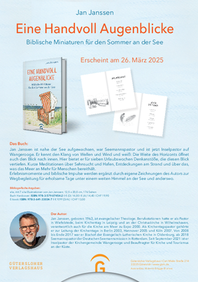 Werbeglatt Buch Jan Janssen